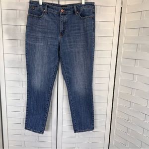 TALBOTS SLIM ANKLE 14P Women’s jeans.  Blue. Petite.